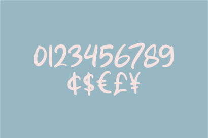 Image Preview of Blossom Handwritten Font - A Handwriting Font Bold