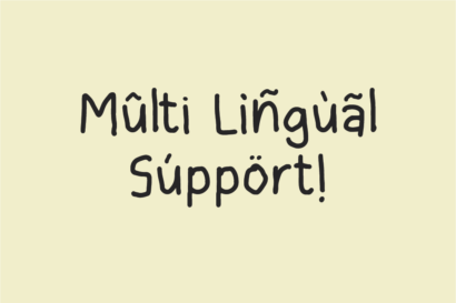 Image Preview of Charmed Handwritten Font - A Handwriting Font for Kindergarten