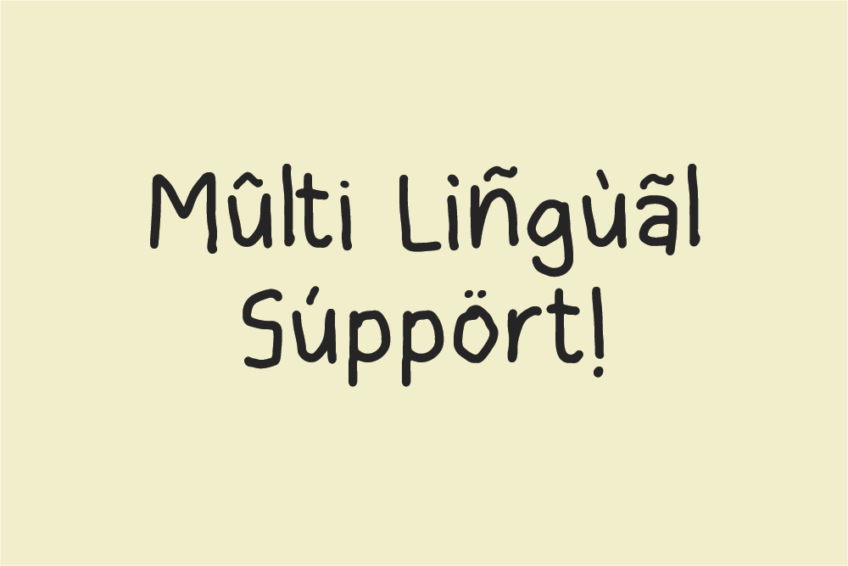 Image Preview of Charmed Handwritten Font - A Handwriting Font for Kindergarten