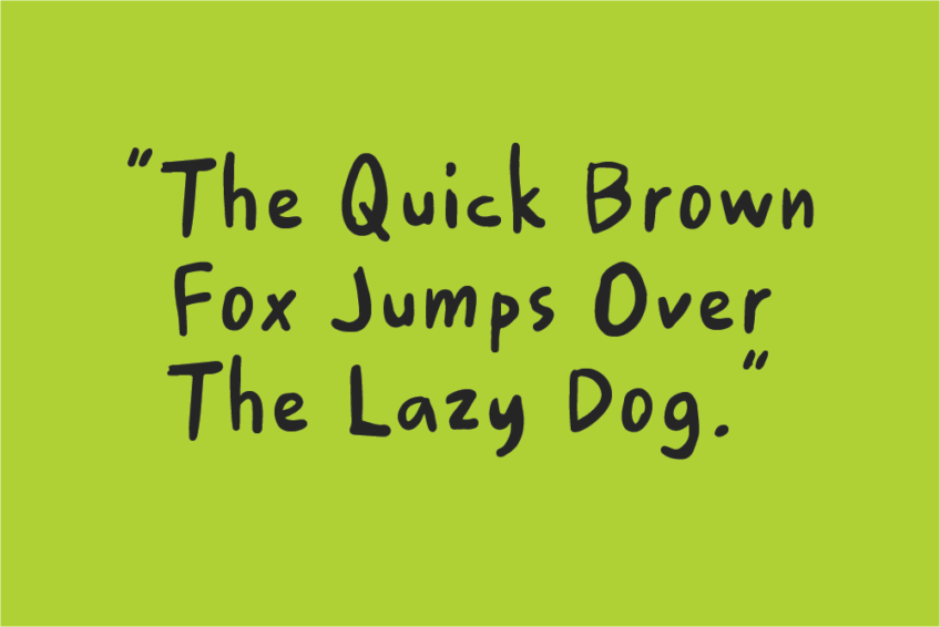 Image Preview of Cherish Handwritten Font - A Handwriting Font for Kindergarten