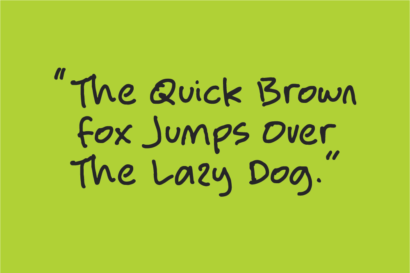 Image Preview of Enchant Handwritten Font - A Font that Looks Like Handwriting Word