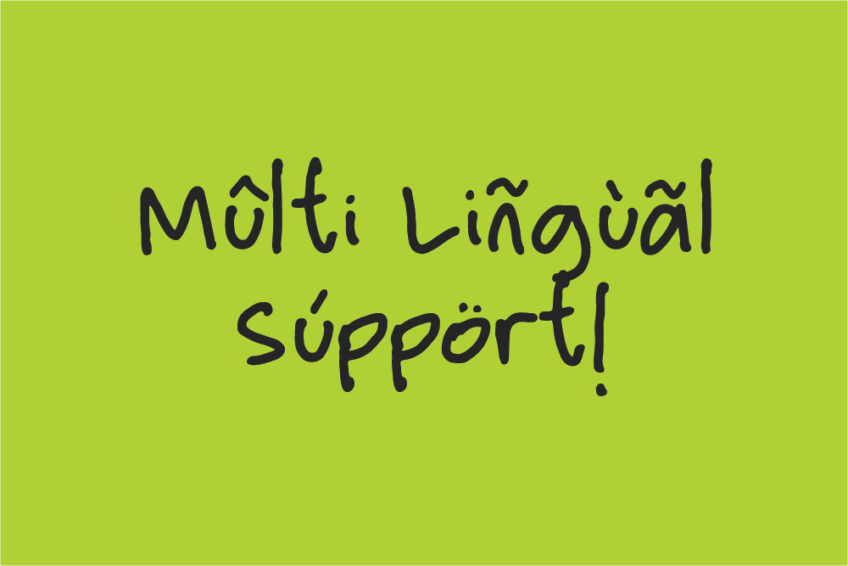 Image Preview of Enchant Handwritten Font - A Font that Looks Like Handwriting Word