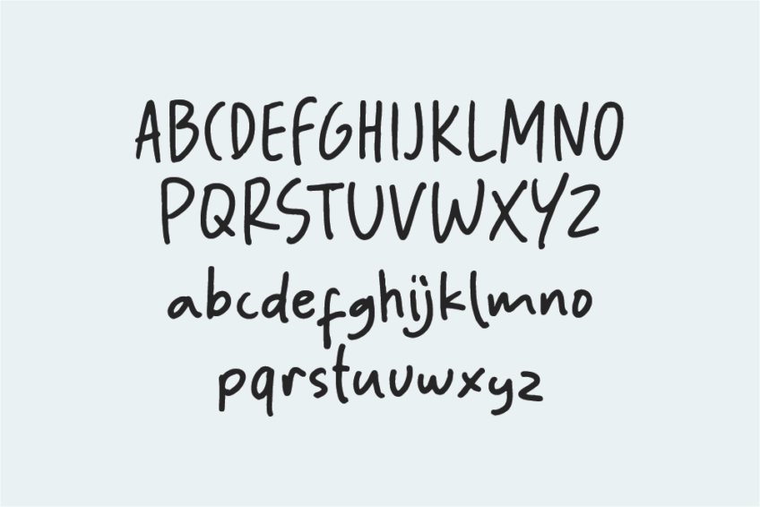 Image Preview of Exultant Handwriting Font Free