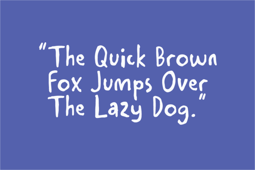 Image Preview of Fantasy Handwritten Font - A Handwriting Fonts for Cards