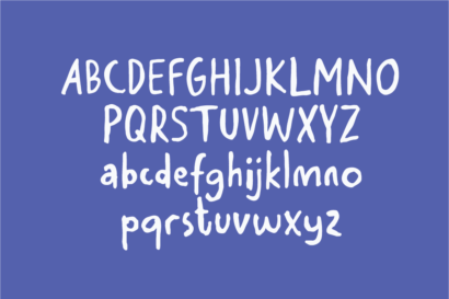 Image Preview of Fantasy Handwritten Font - A Handwriting Fonts for Cards