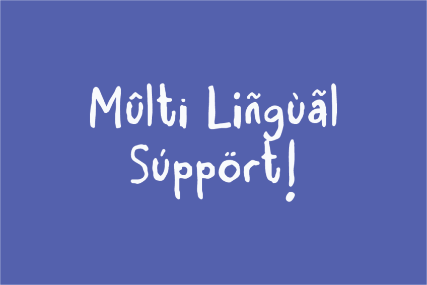 Image Preview of Fantasy Handwritten Font - A Handwriting Fonts for Cards