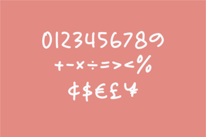 Image Preview of Glowing Handwritten Font - A Handwriting Fonts for Cards