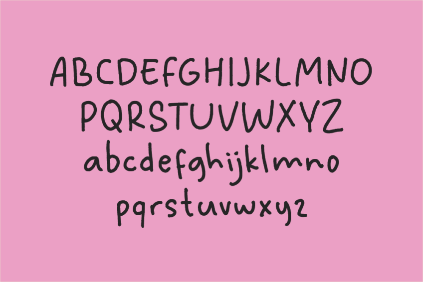 Image Preview of Grateful Handwritten Font - A Font that Looks Like Handwriting Word