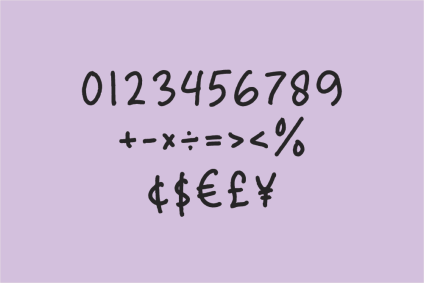 Image Preview of Grateful Handwritten Font - A Font that Looks Like Handwriting Word