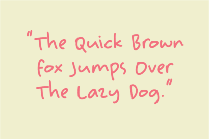 Image Preview of Lovable Handwritten Font - A Font that Looks Like Handwriting Word