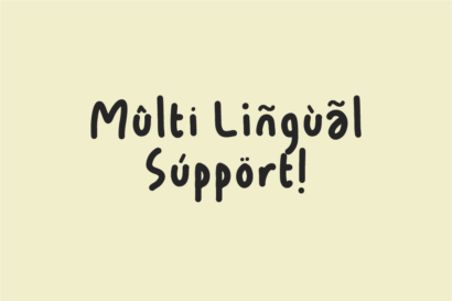 Image Preview of Pleased Handwritten Font - A Handwriting Font Bold