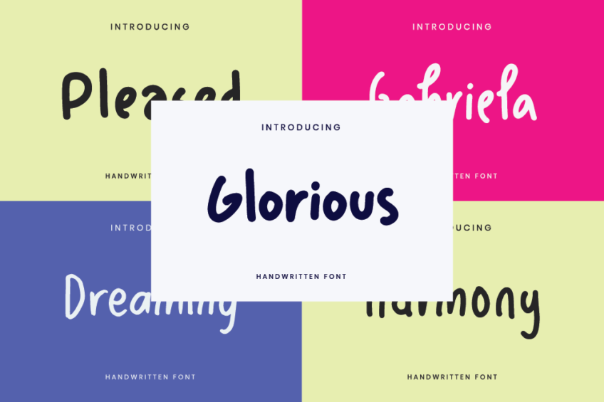 Image Preview of Handwritten Font Bundle Vol.2 - Best Book Cover Font
