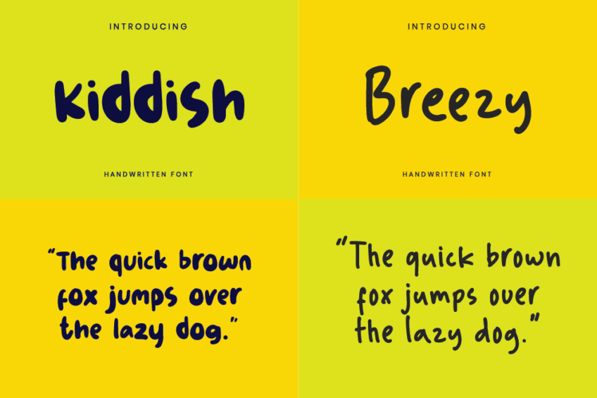 Image Preview of Handwritten Font Bundle Vol.4 - Best Book Cover Font