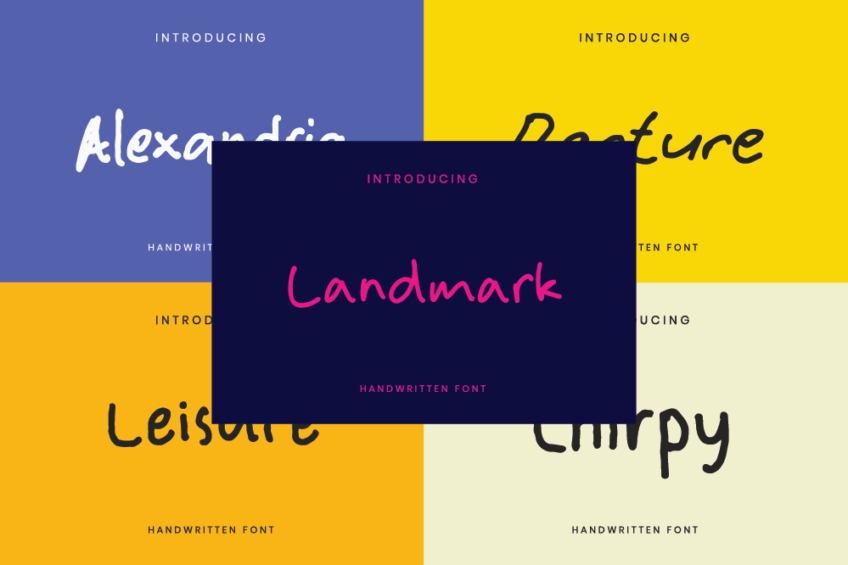 Image Preview of Handwritten Font Bundle Vol.7 - Best Book Cover Font
