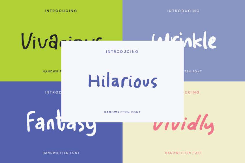Image Preview of Handwritten Font Bundle Vol.8 - Best Book Cover Font