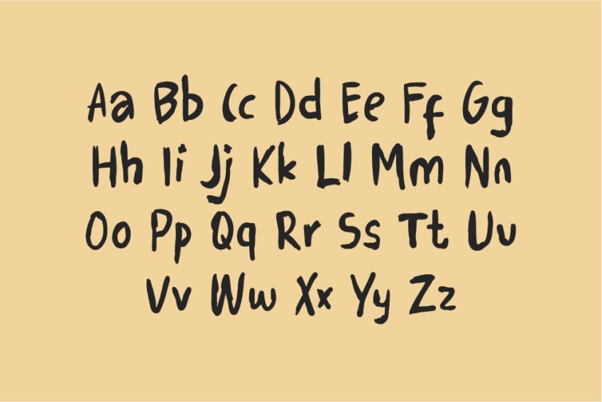 Image Preview of Sparkle Handwritten Font - A Handwriting Fonts for Cards