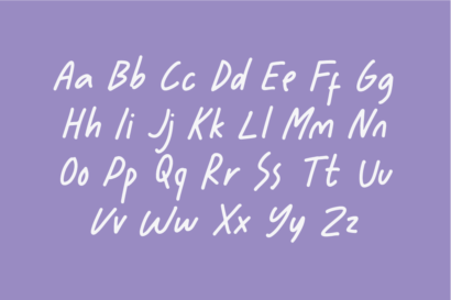 Image Preview of Sunshine Handwritten Font - A Font that Looks Like Handwriting Word