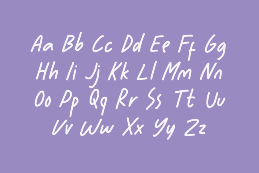 Image Preview of Sunshine Handwritten Font - A Font that Looks Like Handwriting Word