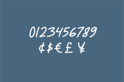 Image Preview of Sunshine Handwritten Font - A Font that Looks Like Handwriting Word