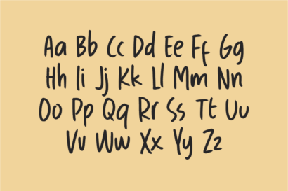 Image Preview of Vibrant Handwriting Font Download Free