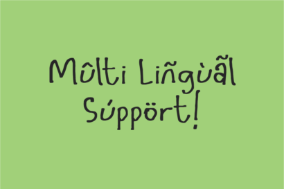 Image Preview of Vivacious Handwritten Font - A Handwriting Font Style