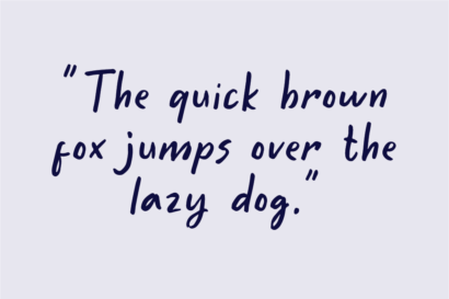 Image Preview of Winsome Handwritten Font - A Handwriting Font Style
