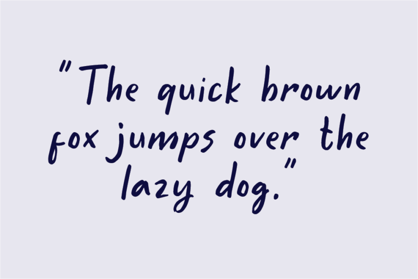 Image Preview of Winsome Handwritten Font - A Handwriting Font Style