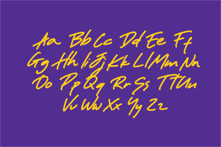 Image Preview of Patrick Handwritten Font - A Handwriting Font Style