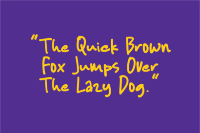 Image Preview of Samuel Handwritten Font - A Font that Looks Like Handwriting Word