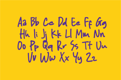 Image Preview of Samuel Handwritten Font - A Font that Looks Like Handwriting Word