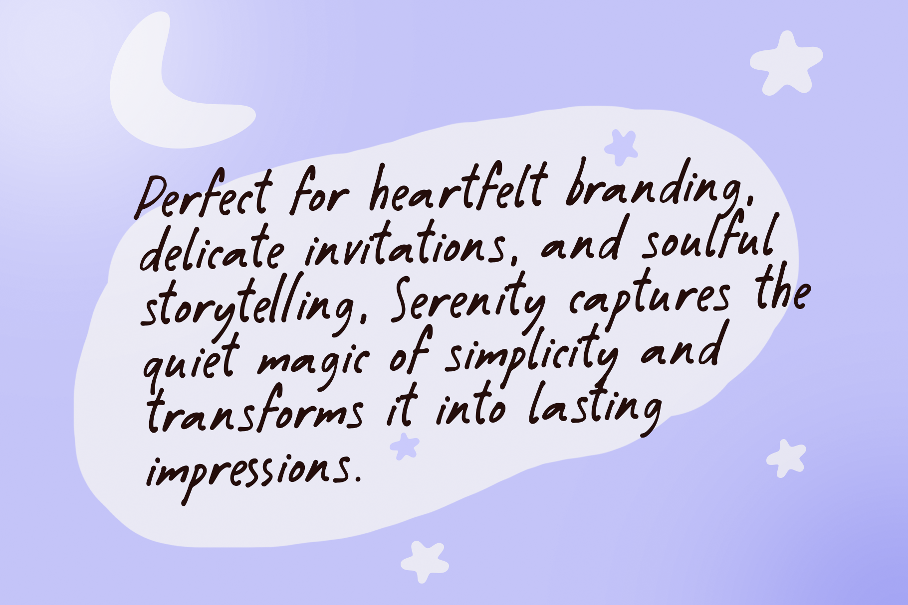 Image Preview of Serenity Handwritten Font - Best Font for Notes