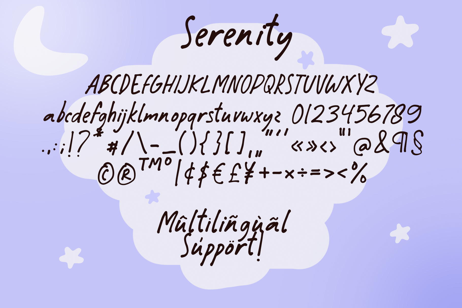 Image Preview of Serenity Handwritten Font - Best Font for Notes