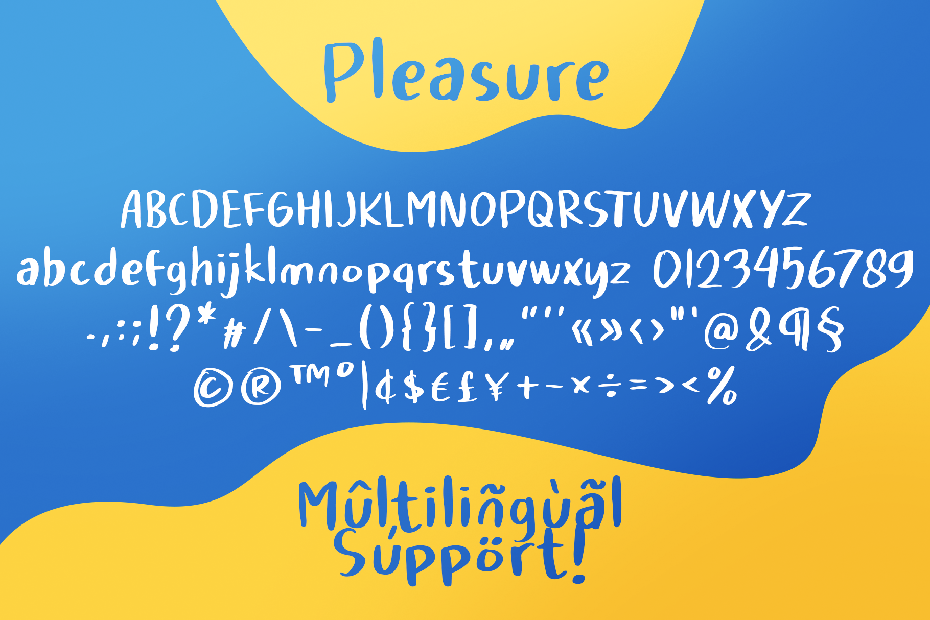Image Preview of Pleasure Handwriting Font Logo