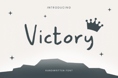 Victory – Stylish Handwriting Font Style for Branding & Logo Design