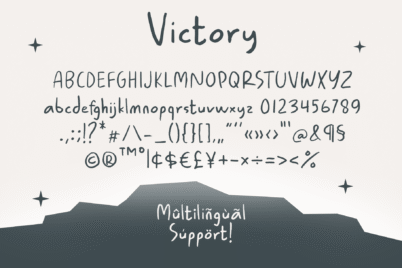 Victory – Stylish Handwriting Font Style for Branding & Logo Design