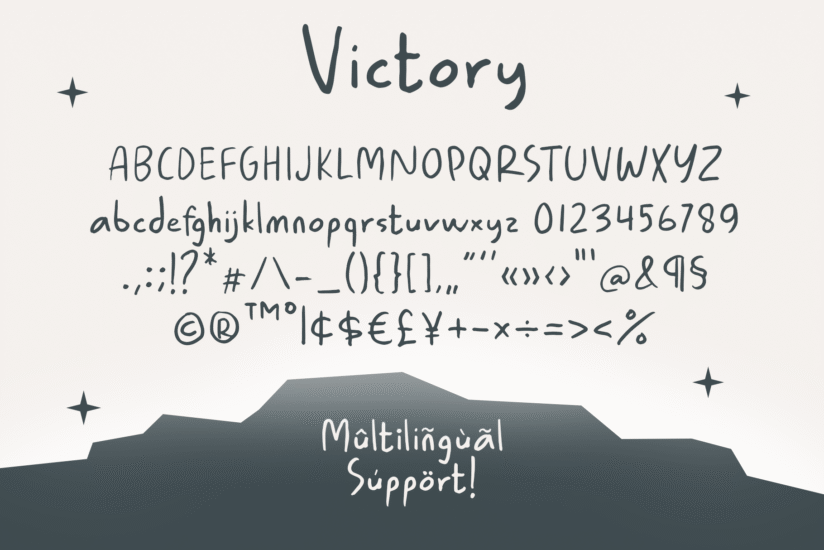 Victory – Stylish Handwriting Font Style for Branding & Logo Design