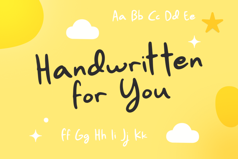 Image Preview of Wonder Handwritten Font - A Handwriting Font Bold