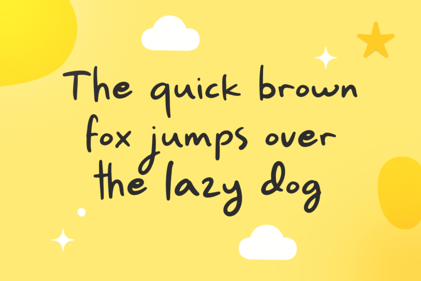 Image Preview of Wonder Handwritten Font - A Handwriting Font Bold