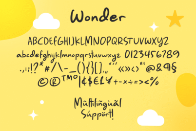 Image Preview of Wonder Handwritten Font - A Handwriting Font Bold
